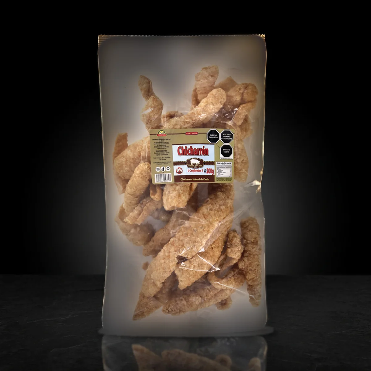 Chicharrón de cerdo en tiras