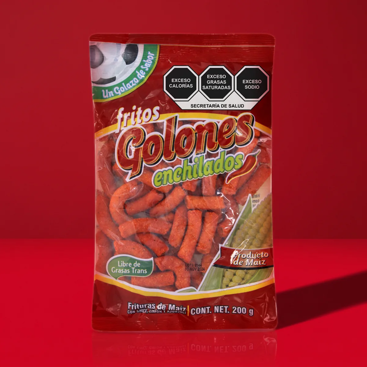 Fritos golones enchilados